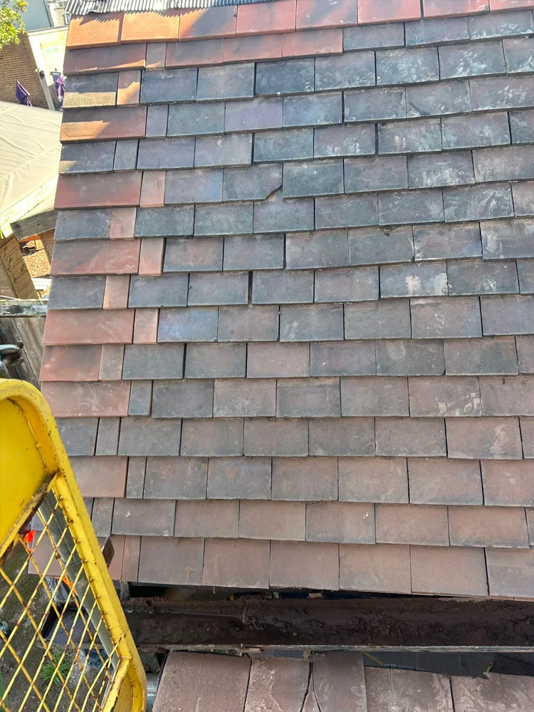 Before — worn / broken coverings