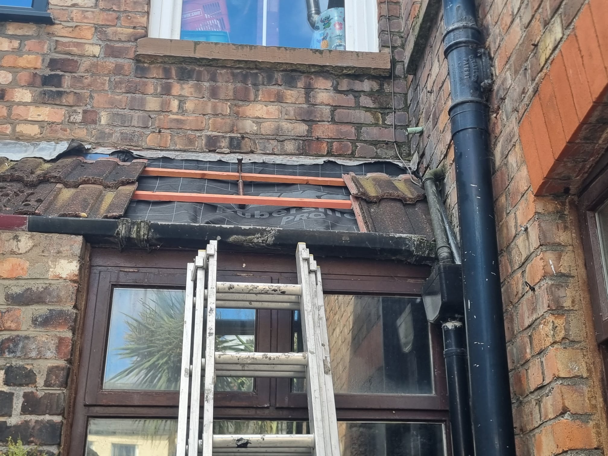 During — tiles and underlay