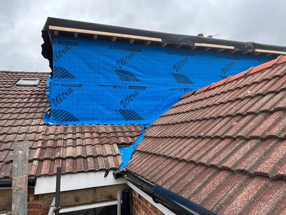 Sky Guard new roofing project Merseyside