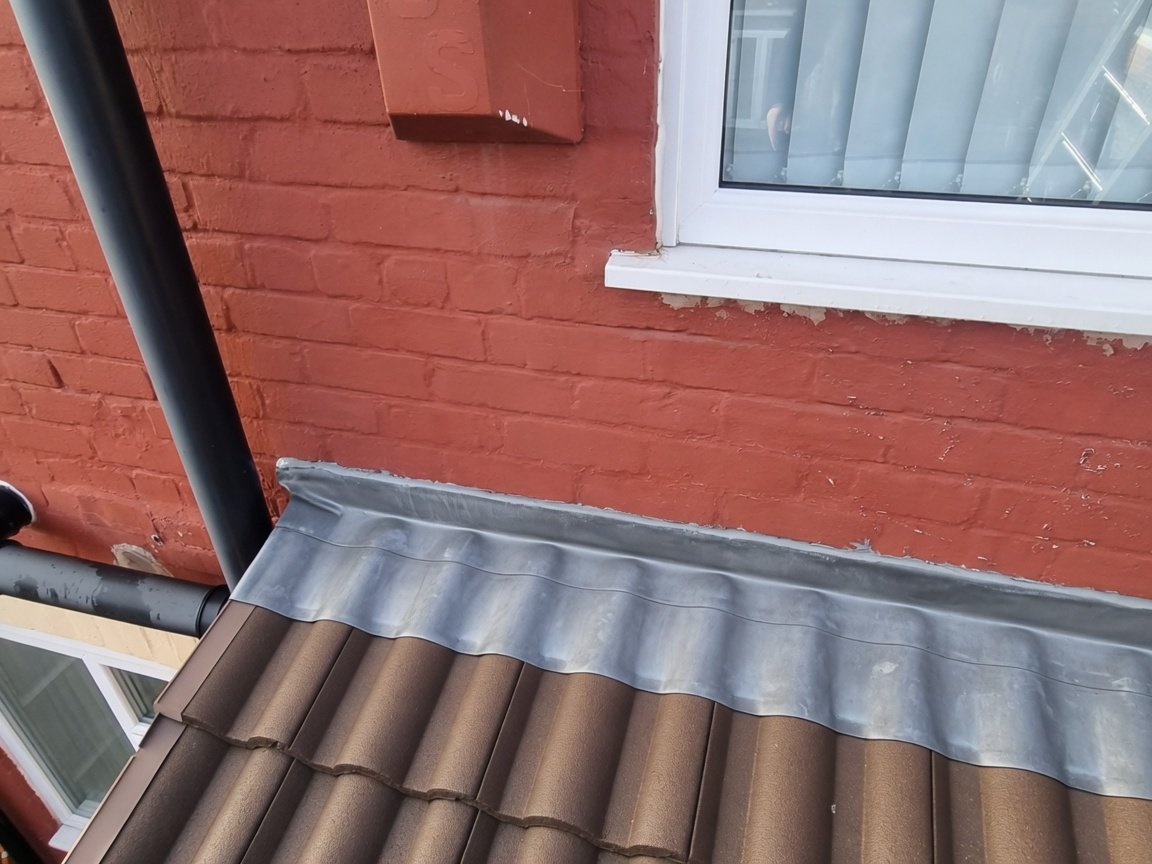 Roof flashing repair by Sky Guard